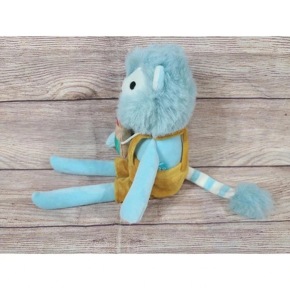 Manhattan Toy Natural Historian Plush Lemur Stuffed Animal Blue Camera 11.5" - Picture 2 of 5